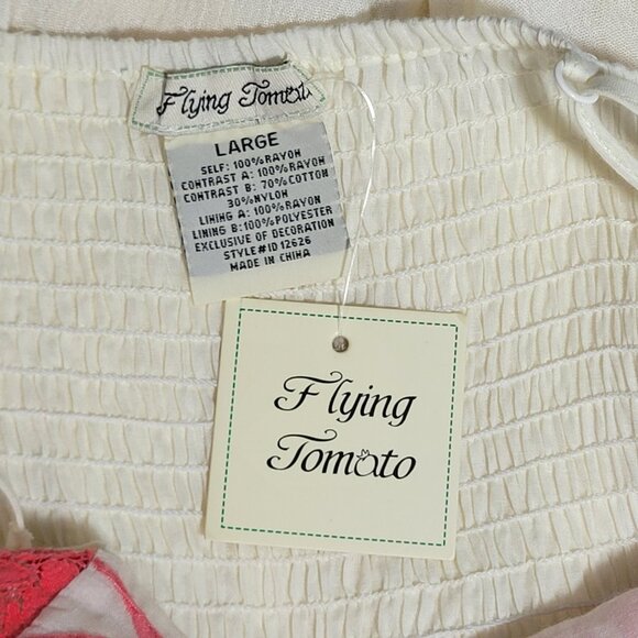 Flying Tomato Girls' Large Dress Adjustable Spaghetti Straps Sundress - Picture 3 of 7